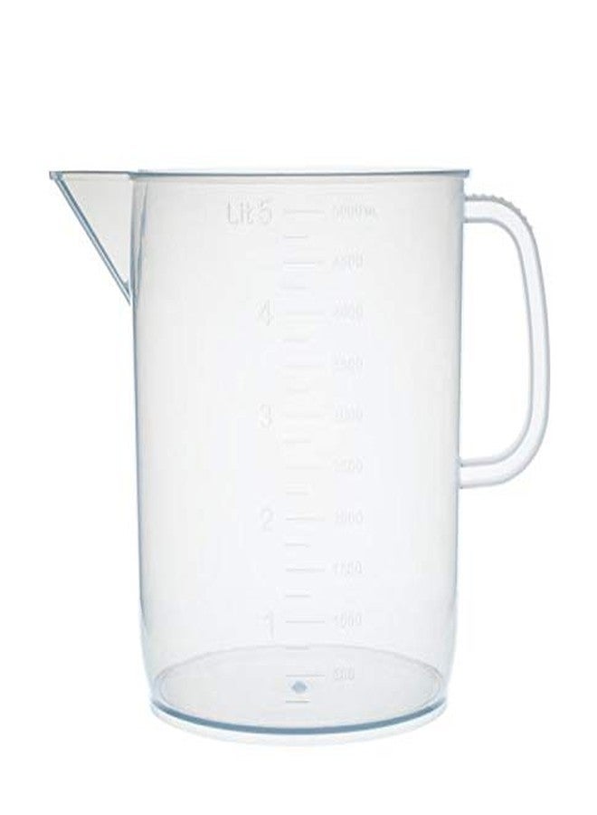 MV MEASURING JUG EURO DESIGN Moulded In Polypropylene (polylab) 5000ML